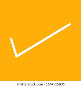 Check icon, stock vector illustration, EPS10.