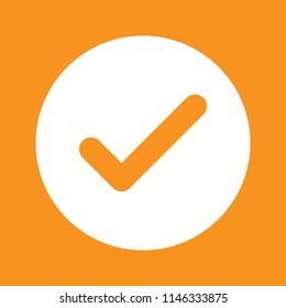 check icon, stock vector illustration, EPS10.