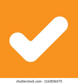 Check icon, stock vector illustration, EPS10.