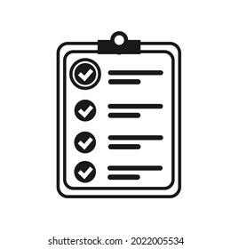 icono de verificación o diseño de símbolos
