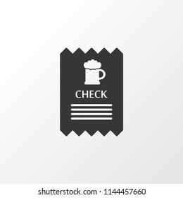Check icon symbol. Premium quality isolated menu element in trendy style.
