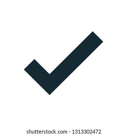 check icon symbol vector