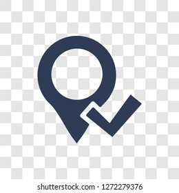 Check in icon. Trendy Check in logo concept on transparent background from Hotel and Restaurant collection