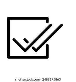 Check icon vector design template