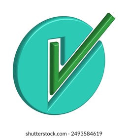 Check icon vector design template