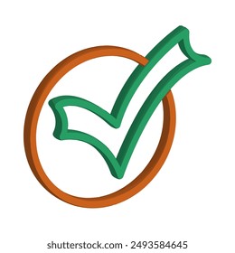 Check icon vector design template