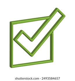 Check icon vector design template