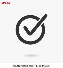 Icon Vektor eps 10 überprüfen