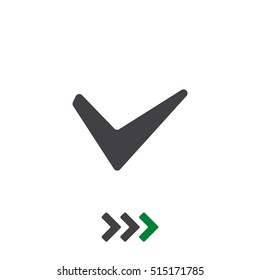 Check Icon Vector flat design style