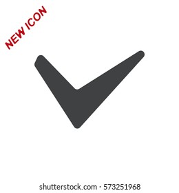 Check Icon Vector flat design style