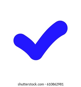 check icon vector illustration. Flat design style