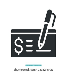 Check Icon Vector Illustration Logo Template For Website Or Mobile App.