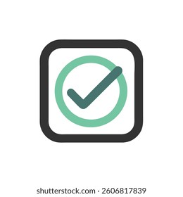 check icon vector illustration style
