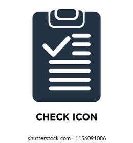 Check icon vector isolated on white background, Check transparent sign