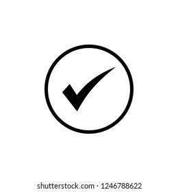 check icon vector. check mark icon. check list button icon.