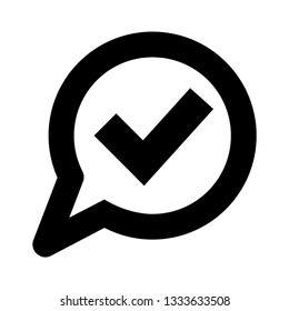check icon vector. check mark icon. check list button icon - Vector