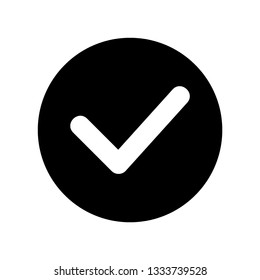 check icon vector. check mark icon. check list button icon - Vector