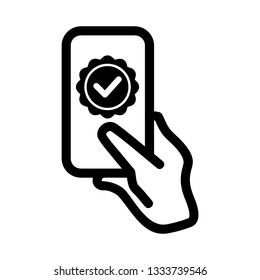 check icon vector. check mark icon. check list button icon - Vector