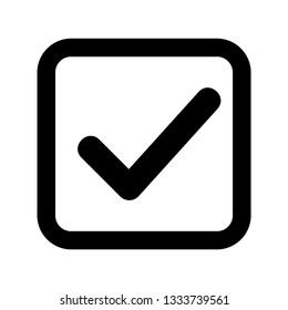 Tick Icon Vector Symbol Checkmark Isolated Stock Vector (Royalty Free ...