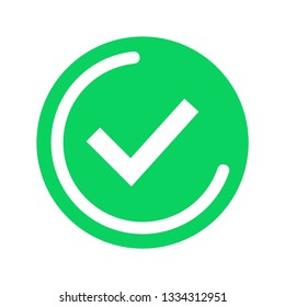 check icon vector. check mark icon. check list button icon - Vector