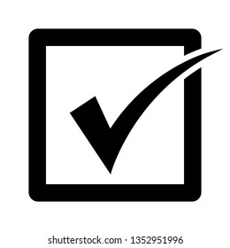 Check icon vector. check mark icon. check list button icon