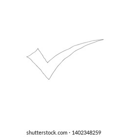 	
Check icon vector. check mark icon. check list button icon. Lineart style - Vector