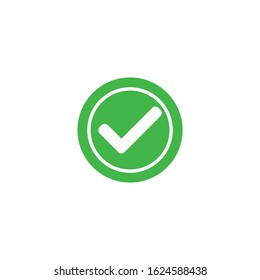 check Icon vector sign isolated for graphic and web design. check symbol template color editable on white background.