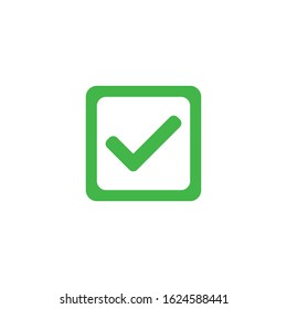 check Icon vector sign isolated for graphic and web design. check symbol template color editable on white background.