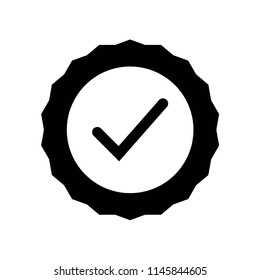 Check icon vector icon. Simple element illustration. Check symbol design. Can be used for web and mobile.