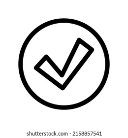 Check Icon Vector Symbol Design Illustration