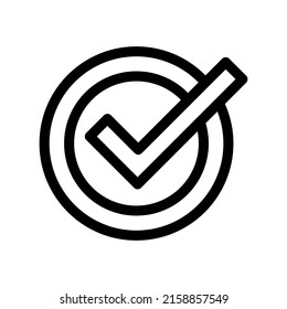 Check Icon Vector Symbol Design Illustration