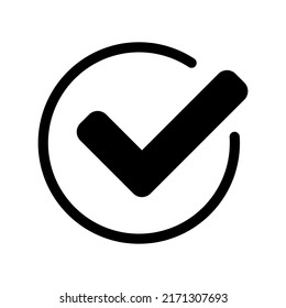 Check Icon Vector Symbol Design Illustration