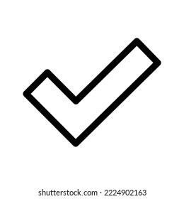 Check Icon Vector Symbol Design Illustration