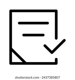 Check Icon Vector Symbol Design Illustration