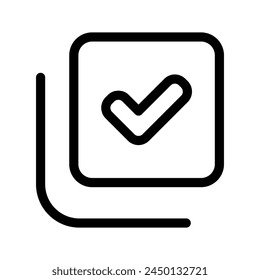 Check Icon Vector Symbol Design Illustration