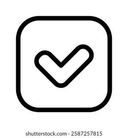 Check Icon Vector Symbol Design Illustration