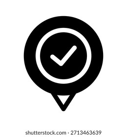 Check In Icon Vector Symbol Design Illustration
