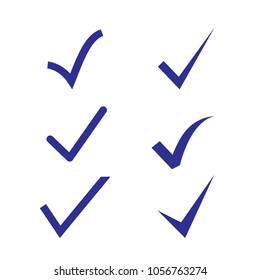 Check icon vector template