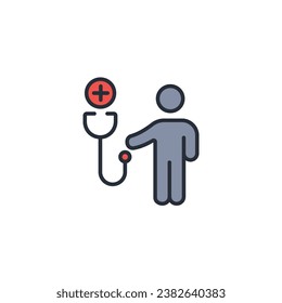 Kontrollsymbol. vector.Editable stroke.linear style sign for use web design,logo.Symbol illustration.