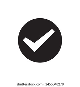 Check icon, yes icon approved vector illustration.