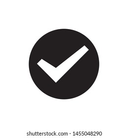 Check icon, yes icon approved vector illustration.
