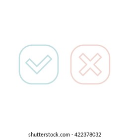 Check icons.
