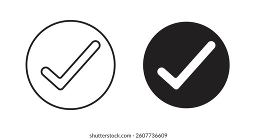 Check icons vectors graphic designs