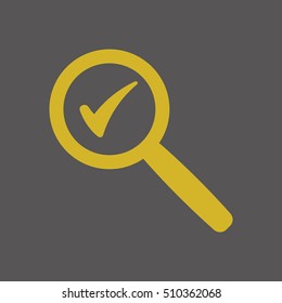Check  icon,vector. Flat design.