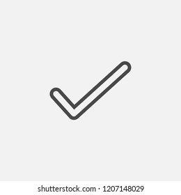 Check line icon