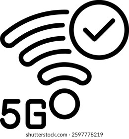 check line icon illustration vector