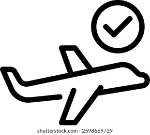 check line icon illustration vector