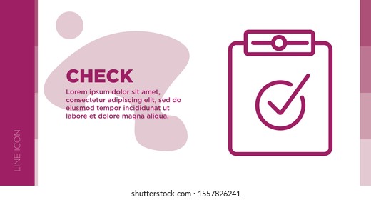 Check Line Icon - Signs and Symbols