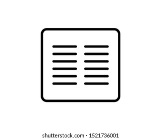 Check line icon. Vector symbol in trendy flat style on white background. Web sing for design.