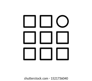 Check line icon. Vector symbol in trendy flat style on white background. Web sing for design.